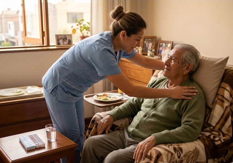 Enfermera para Paciente Adulto Mayor