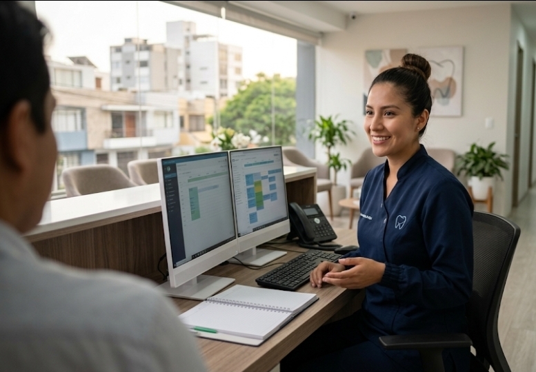 Recepcionista de Atención al Cliente y Ventas
